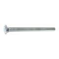Midwest Fastener 3/8"-16 x 5" Zinc Plated Grade 2 / A307 Steel Coarse Thread Carriage Bolts 4PK 34923